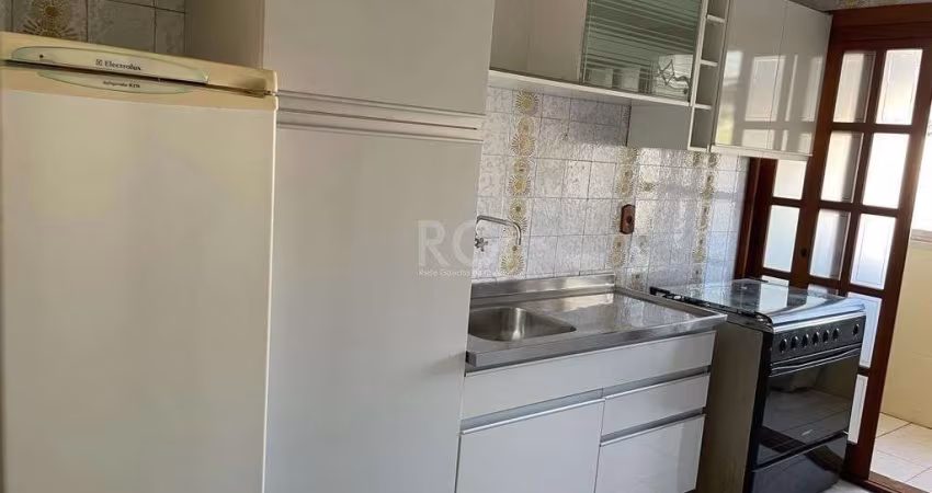 Apartamento de 1 dormitório mobiliado, sala, cozinha mobiliada