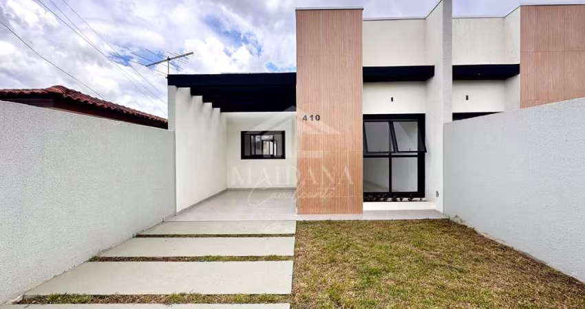 Casa Nova com 03 dormitórios sendo 01 suíte à venda, Ouro Fino, São José dos Pinhais, PR