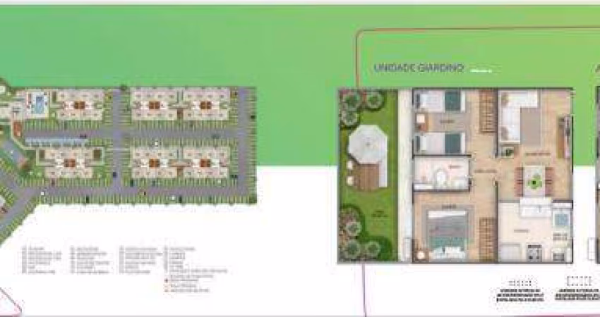 APARTAMENTO à venda, 2 quartos, 1 vaga, JARDIM PATRICIA - Uberlândia/MG