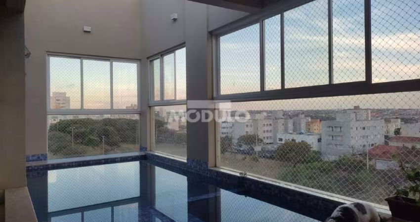 COBERTURA DUPLEX à venda, 3 quartos, 3 suítes, 2 vagas, Santa Mônica - Uberlândia/MG