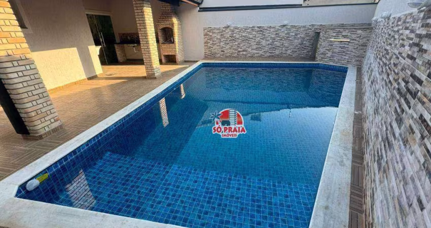 Casa com 3 dormitórios à venda, 122 m² por R$ 570.000,00 - Gaivota - Praia - Itanhaém/SP
