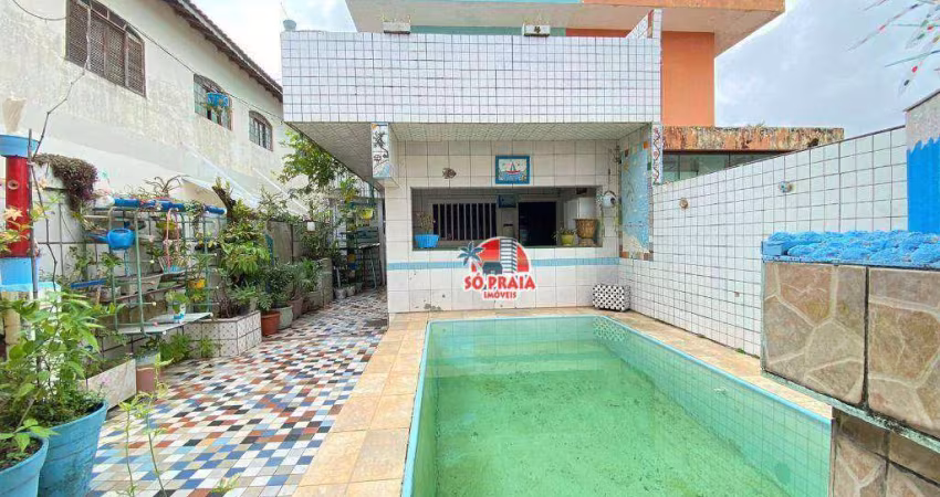 Sobrado com 2 dormitórios à venda, 166 m² por R$ 480.000,00 - Balneário Flórida Mirim - Mongaguá/SP