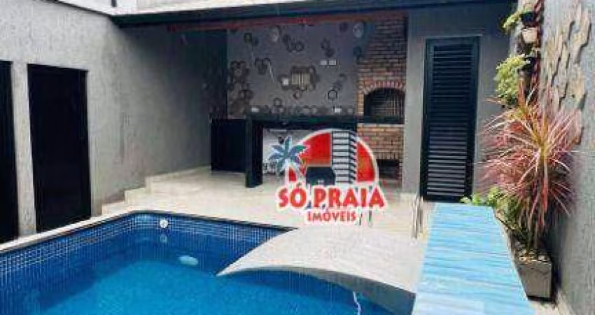 Sobrado com 2 dormitórios à venda, 60 m² por R$ 340.000,00 - Maracanã - Praia Grande/SP