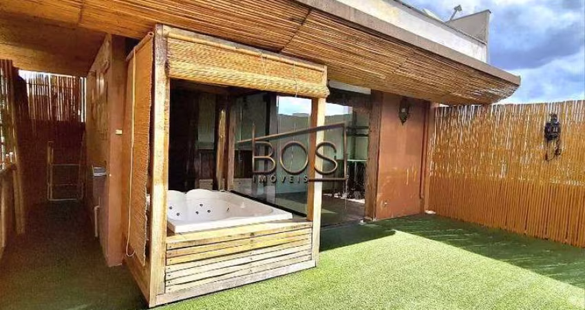 Aluguel Cobertura Duplex Semi-Mobiliada - Luxuosa - 100 m² - 1 Quarto - Hidromassagem- 2 Cozinhas - Bairro: Santo Antônio