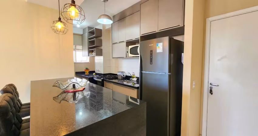 Apartamento à venda em Sumaré-SP: 2 quartos, 1 suíte, 2 salas, 2 banheiros, 2 vagas de garagem no Condomínio Residencial Viva Vista