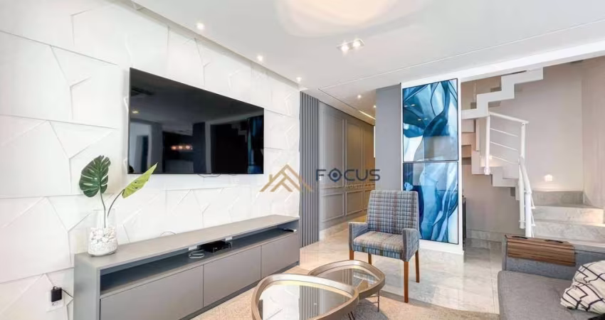 Apartamento Triplex com 4 dormitórios para alugar, 238 m² por R$ 14.860,01/mês - Anhangabaú - Jundiaí/SP