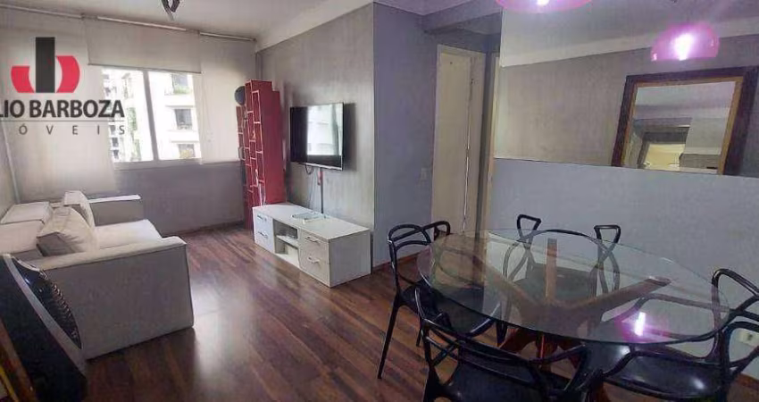 Apartameno mobiliado, com 1 dormitório, mais 2º opcional, , 2 banheiros, 1 vaga de garagem, em Moema pássaros