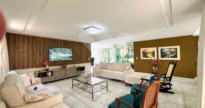 Casa à venda em Candelária (Natal/RN) | Condomínio Barra Green | 5/4 sendo 3 suítes, 315m²