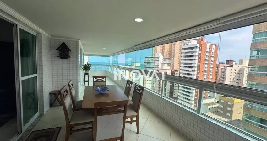 Apartamento 3 dormitórios com vista Mar na Guilhermina - Praia Grande-SP