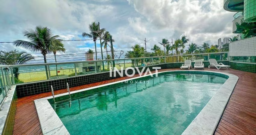 Apartamento com 3 dormitórios à venda, 137 m² por R$ 1.290.000 - Canto do Forte - Praia Grande/SP