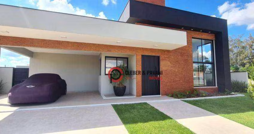 Casa com 3 dormitórios à venda, 360 m² por R$ 2.800.000,00 - Condomínio Residencial Evidence - Araçoiaba da Serra/SP
