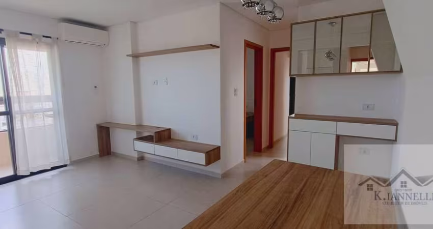 2 Dorms, 2 vagas exclusivas, Semi Mobiliado.