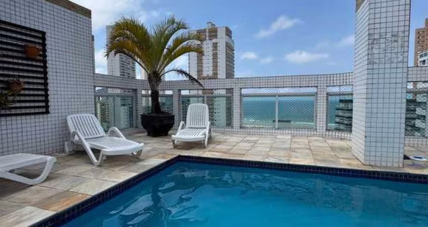 Apartamento 2 Quartos 1 Suíte Sala 2 Ambientes Guilhermina 200 mts da Praia
