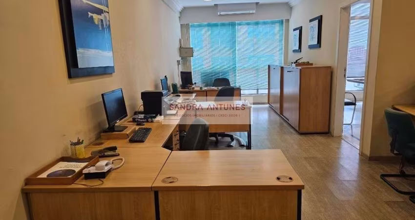 Sala Comercial- Centro de Santos- Pronta para sua empresa