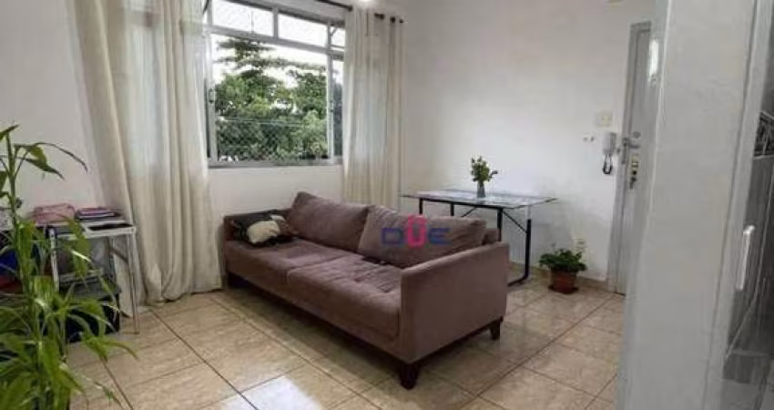 Apartamento com 2 dormitórios, 2 andar sem elevador esquina com canal 1  à venda, 66 m² por R$ 300.000 - Marapé - Santos/SP