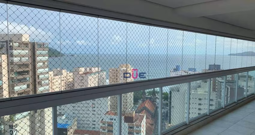 Apartamento com 3 dormitórios para alugar, 204 m² por R$ 16.500,00/mês - Embaré - Santos/SP