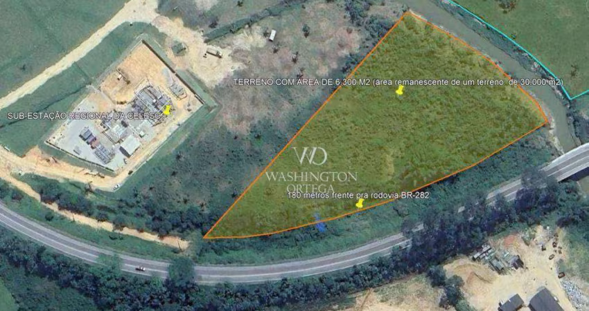 Terreno à venda, 6300 m² por R$ 1.260.000,00 - Vila Becker - Santo Amaro da Imperatriz/SC