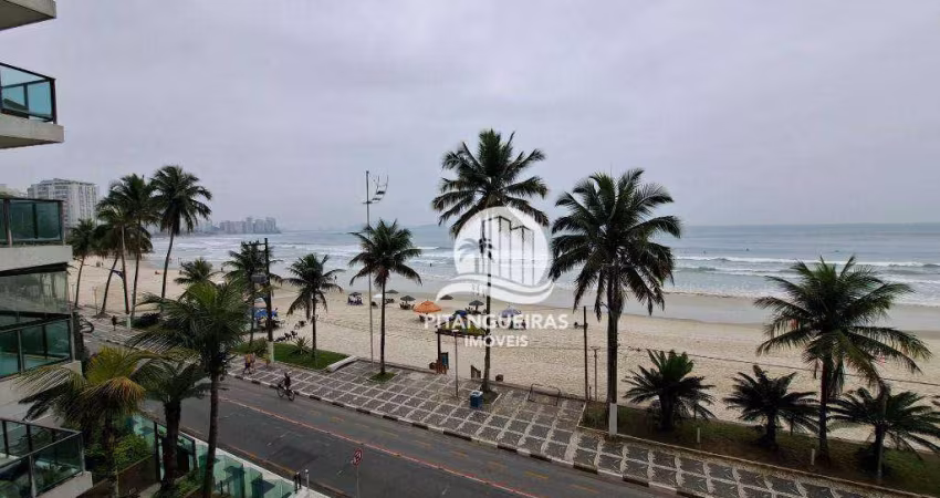Apartamento frente ao mar amplo totalmente reformado com excelente vista para o mar