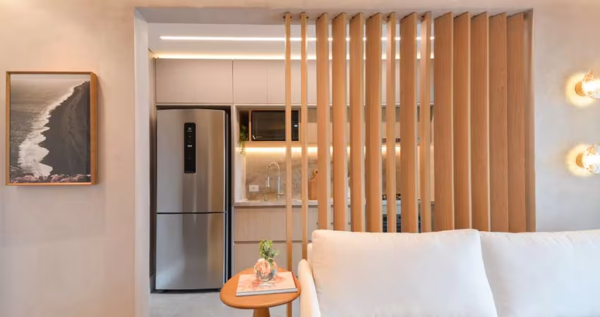 Aconchegante apartamento tipo para venda com 2 quartos, sendo 1 suíte, 60m²