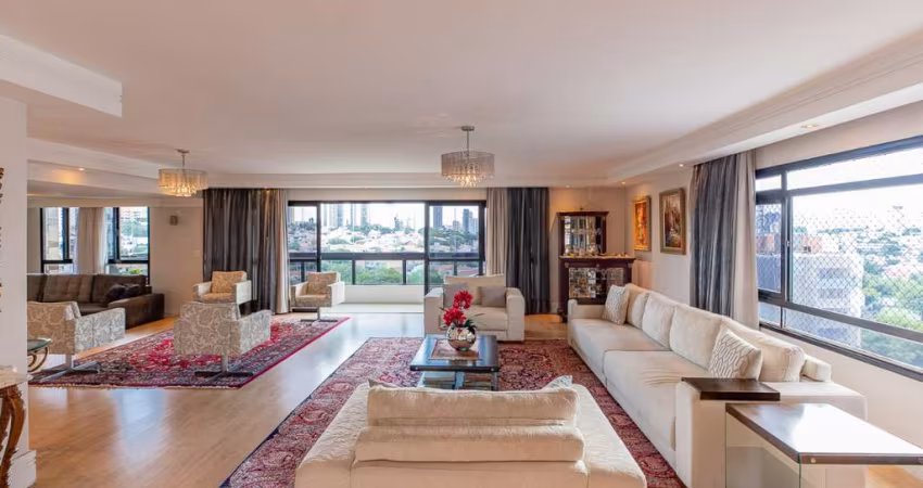 Versátil apartamento tipo para venda com 5 quartos, sendo 4 suítes, 311m²