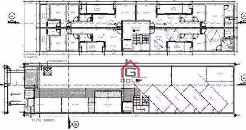 Apartamento com 2 dormitórios à venda, 43 m² por R$ 370.000,00 - Utinga - Santo André/SP
