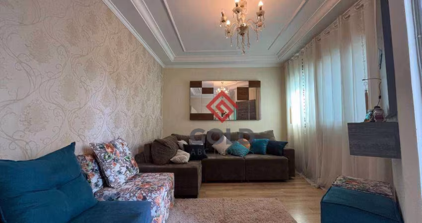 Apartamento com 3 dormitórios para alugar, 87 m² - Vila Curuçá - Santo André/SP