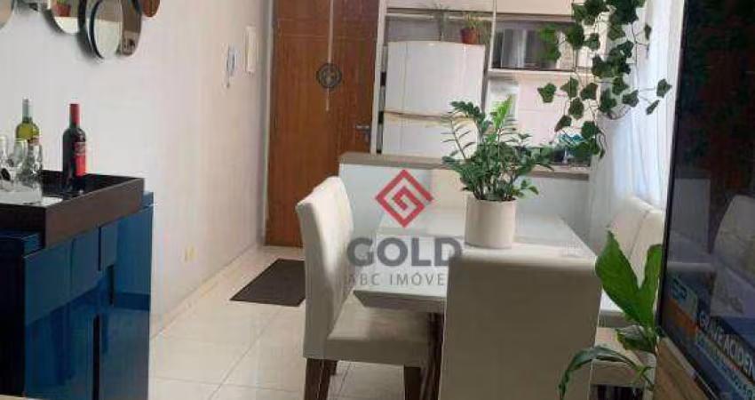 Apartamento com 2 dormitórios, 55 m² - venda por R$ 290.000,00 ou aluguel por R$ 1.841,60/mês - Parque Novo Oratório - Santo André/SP