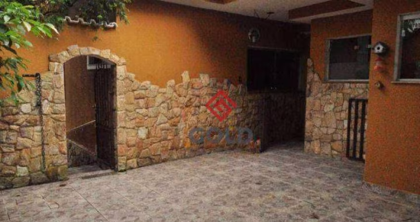 Sobrado com 4 dormitórios, 190 m² - venda por R$ 1.300.000,00 ou aluguel por R$ 4.703,70/mês - Vila Valparaíso - Santo André/SP