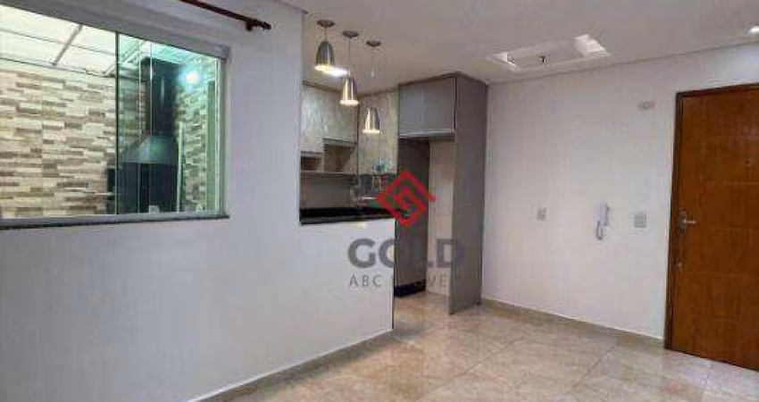 Apartamento, 56 m² - venda por R$ 320.000,00 ou aluguel por R$ 2.300,00/mês - Jardim Ana Maria - Santo André/SP