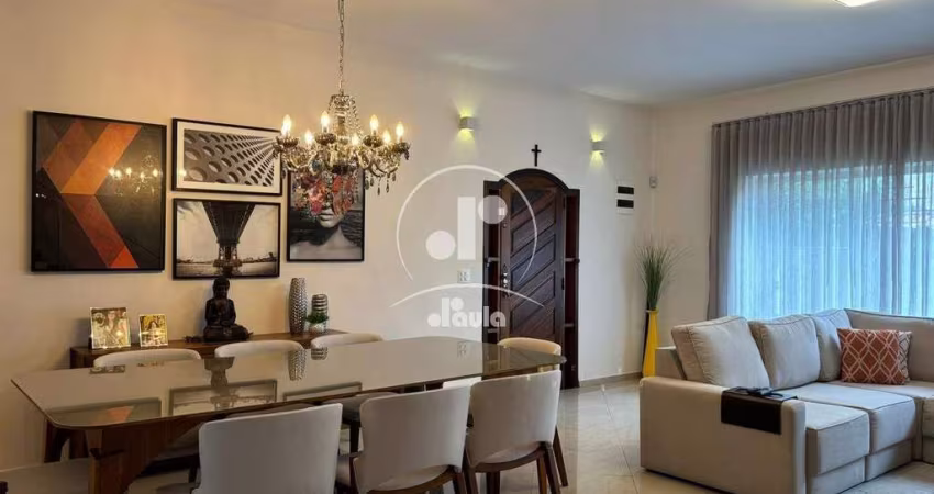 Sobrado com 286 m² com 3 suítes , área gourmet , Na Vila Guiomar Santo André,