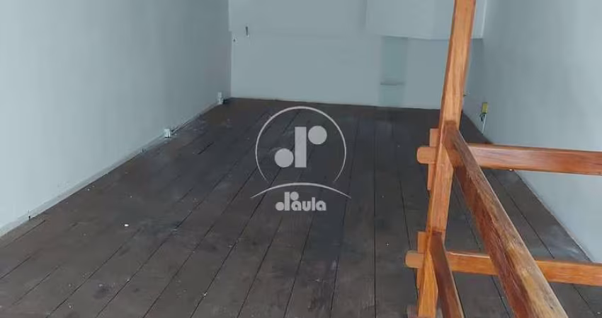 Sala comercial com dois pavimentos , 1 pavimento com 41 m² 2 pavimento com 28 m² no Centro De Santo André