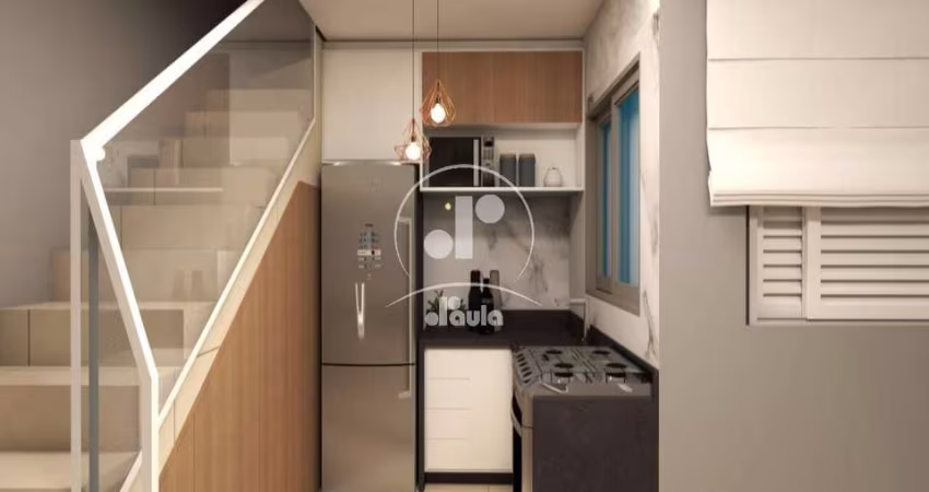 Cobertura de 90m² à venda na Vila Príncipe de Gales, Santo André-SP: 2 quartos, 1 suíte, 1 sala, 2 banheiros, 1 vaga