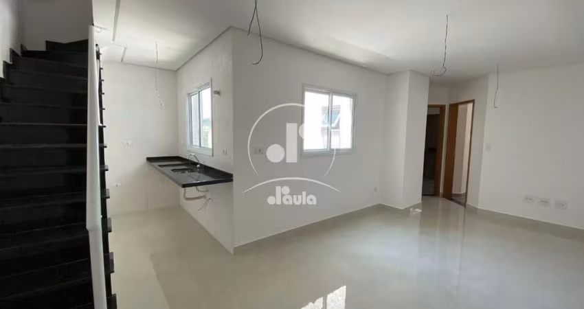 Cobertura a venda com 99m², 2 dormitórios com 1 suíte e 1 garagem na Vila Pires em Santo André