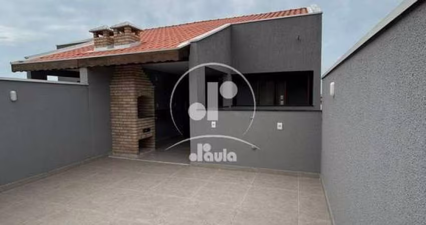 Cobertura de 83m² à venda em Santo André-SP, Jardim Utinga: 2 quartos, 1 sala, 2 banheiros, 1 vaga de garagem. Venha conferir!