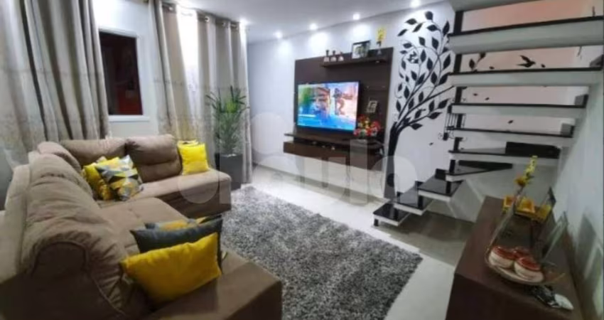 Imperdível cobertura à venda em Santo André-SP, Jardim Guarará: 2 quartos, 1 suíte, 2 salas, 2 banheiros, 1 vaga, 96m².