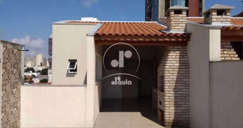 Cobertura à venda em Santo André-SP, Jardim Bela Vista: 2 quartos, 1 suíte, 1 sala, 2 banheiros, 1 vaga, 112m² de área.