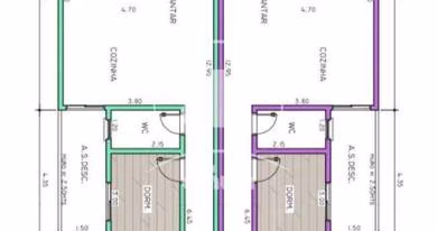Imperdível Casa à Venda em Santo André-SP, Vila Vitória: 3 Quartos, 1 Suíte, 1 Sala, 1 Banheiro, 2 Vagas, 85,50m².