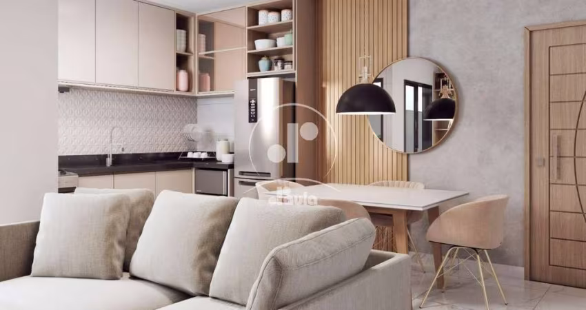 Apartamento à venda em Santo André-SP, bairro Santa Maria! 2 quartos, 1 suite, 1 sala, 1 vaga, 60m². Confira!