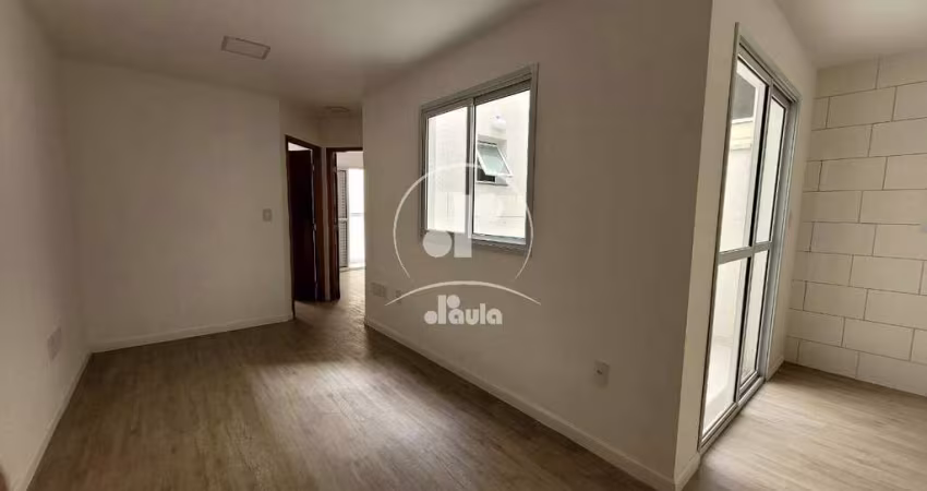 Apartamento à venda em Santo André-SP, bairro Parque das Nações: 2 quartos, 2 salas, 1 banheiro, 1 vaga, 38m². Aproveite!