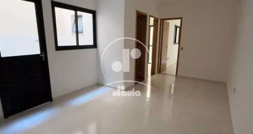 Apartamento à venda em Santo André-SP, Jardim Alvorada: 2 quartos, 2 salas, 1 banheiro, 1 vaga garagem, 43m². Venha conferir!