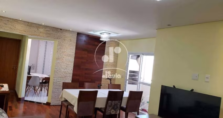 Apartamento a venda com 98m², 3 dormitórios, 1 suíte, 2 banheiros, 2 vagas, no Bairro Campestre, Santo André/SP.