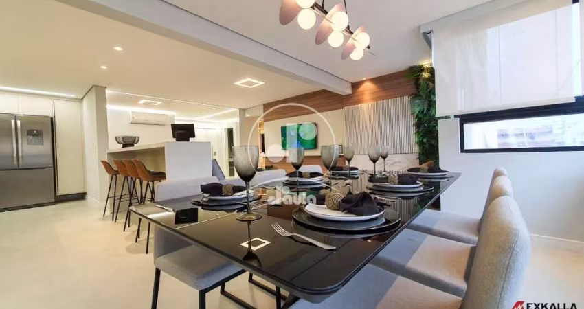 Imperdível oportunidade! Apartamento à venda na Vila Assunção, Santo André-SP: 3 quartos, 3 suítes, 1 sala, 4 banheiros, 3 vagas de garagem, 125m².