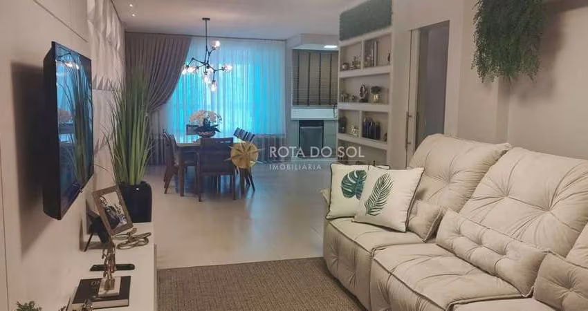 Malbec  apartamento mobiliado com 3 quartos  na Meia Praia