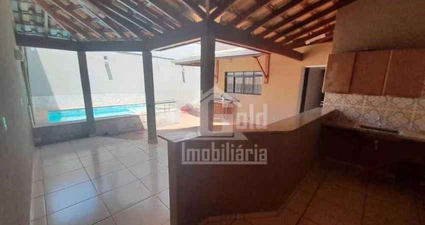 Casa com PISCINA - 3 dormitórios para alugar, 130 m² por R$ 3.090/mês - Residencial Greenville - Ribeirão Preto/SP