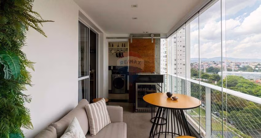 Apartamento à Venda na Vila Anastácio, Zona Oeste de Sâo Paulo, 2 Quartos, Varanda Gourmet, 2 vagas, 87m²  R4 1.100.000,00.