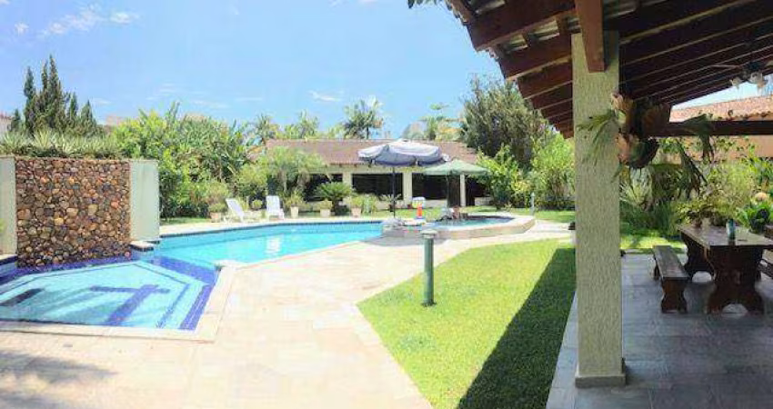 Casa com 6 dormitórios, 512 m² - venda por R$ 3.500.000 ou aluguel por R$ 17.000/mês - Acapulco - Guarujá/SP