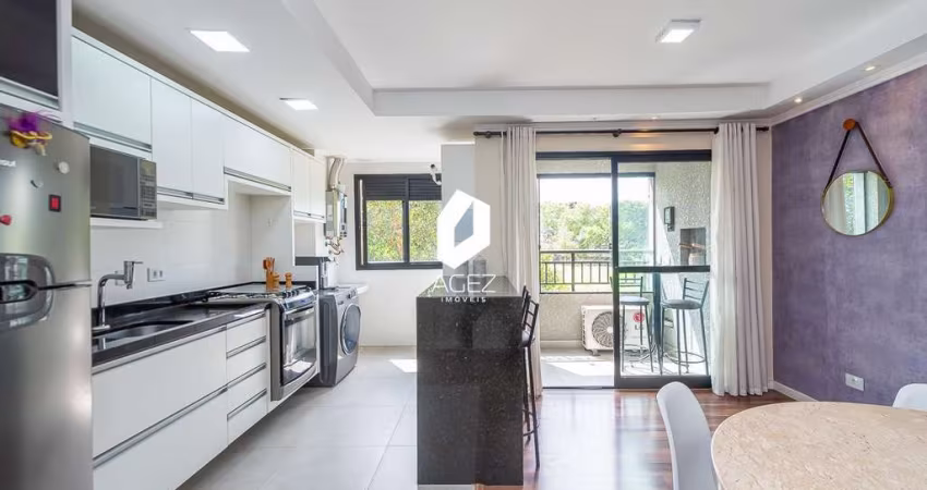 Apartamento a venda no Centro de Pinhais, 3 quartos, sendo 1 suíte e 1 vaga.