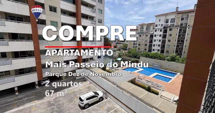 Vendo apartamento com 2 quartos, 3º andar, Condomínio Mais Passeio do Mindu, Parque Dez, Manaus