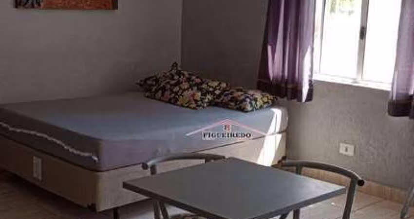 Kitnet com 1 dormitório para alugar, 32 m² por R$ 1.400,00/mês - Vila Guilhermina - Praia Grande/SP