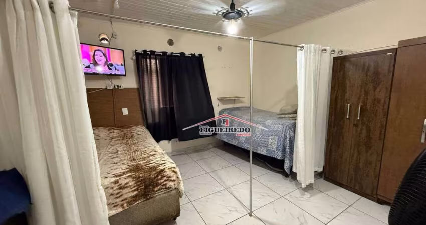 Kitnet com 1 dormitório para alugar, 32 m² por R$ 1.400/mês - Vila Guilhermina - Praia Grande/SP